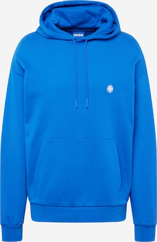 HUGO Blue - Sweatshirt 'Nottyo' em azul: frente