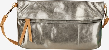 Curuba Clutch 'Eclipse' in Silver: front