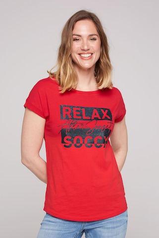 Soccx T-Shirt in Rot: predná strana
