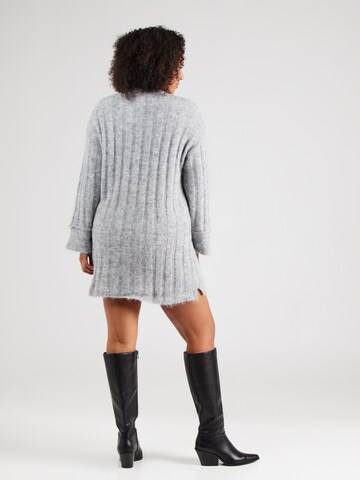 Robes en maille 'PCRUBBLE' PIECES Curve en gris