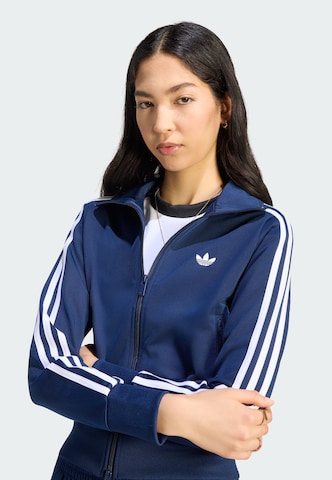 ADIDAS ORIGINALS - Casaco em moletão 'Firebird Classic' em azul