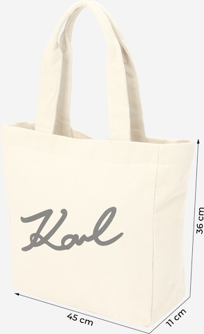 Karl Lagerfeld Μεγάλη τσάντα σε μπεζ