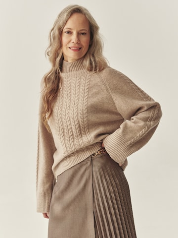 TATUUM - Pullover em bege: frente