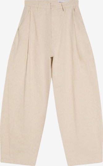 Bershka Hlače s naborima u bež, Pregled proizvoda