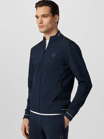 Hackett London Sweatshirt 'Hs Tech Track Fz' in Blue