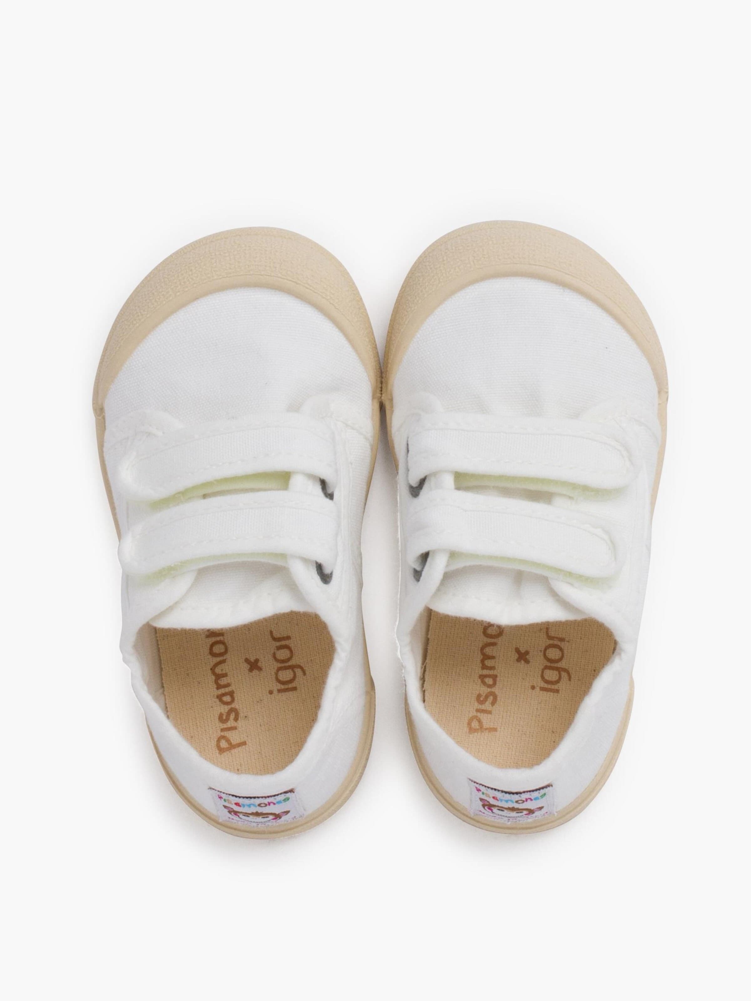 Pisamonas - Sapatilhas em branco