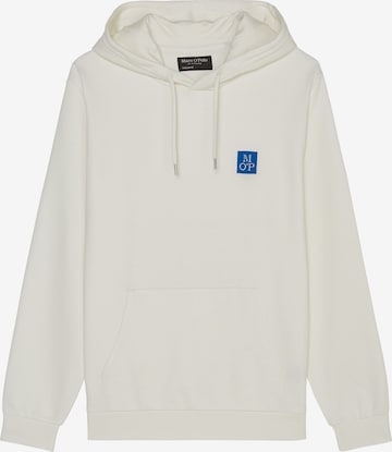 Sweat-shirt Marc O'Polo en blanc : devant