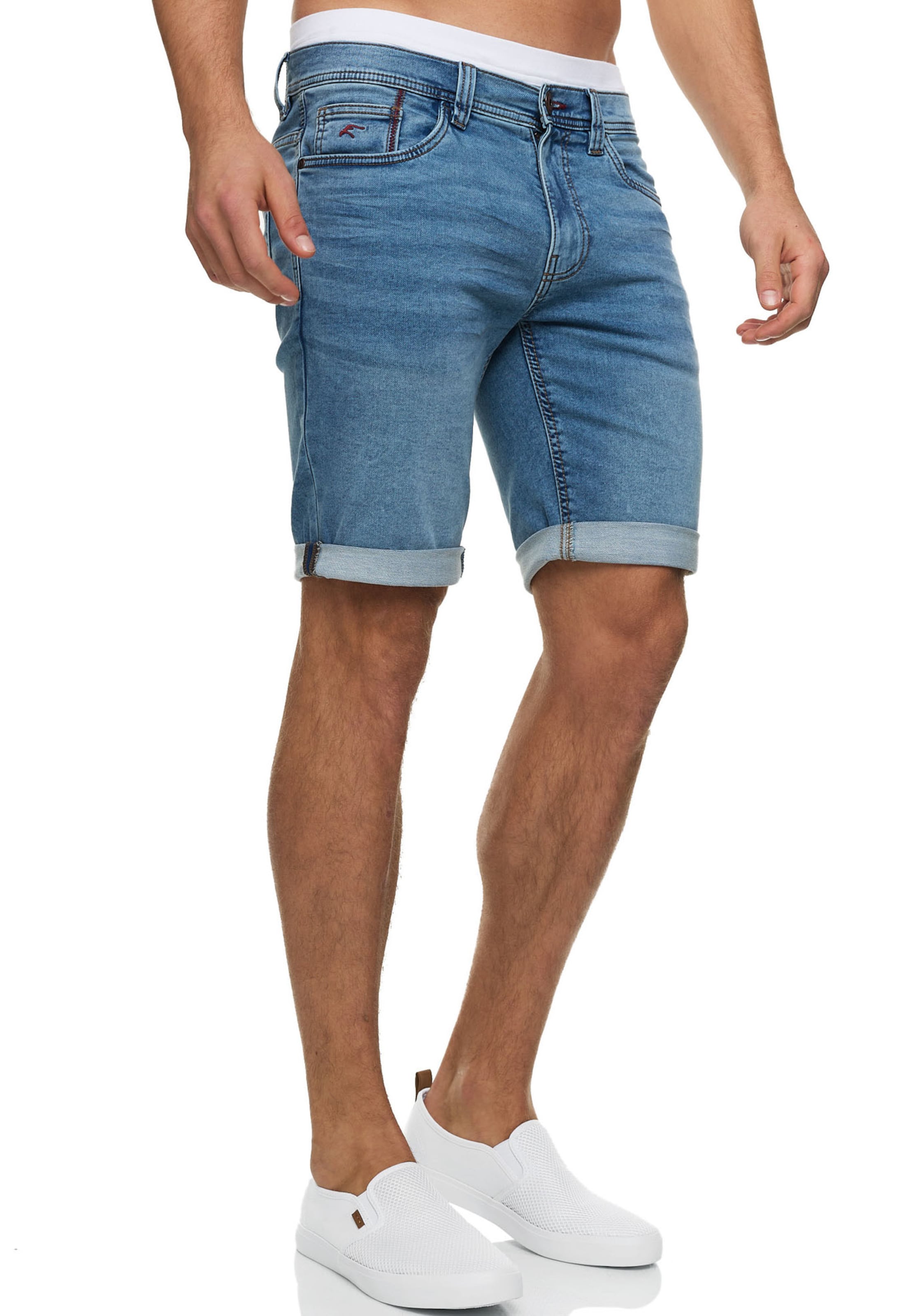 INDICODE JEANS Regular Shorts in Blau