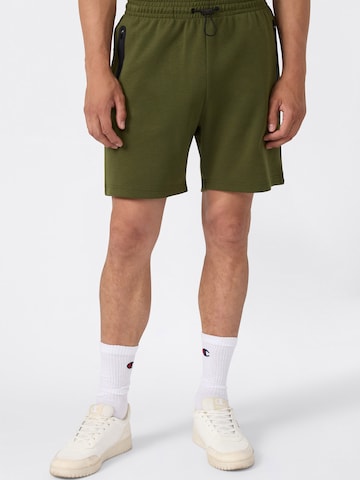 Regular Pantalon Champion Authentic Athletic Apparel en vert : devant
