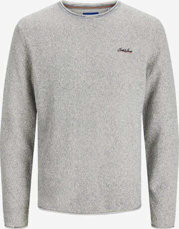 JACK & JONES Sweater 'JORPaul Tons' in Grey: front