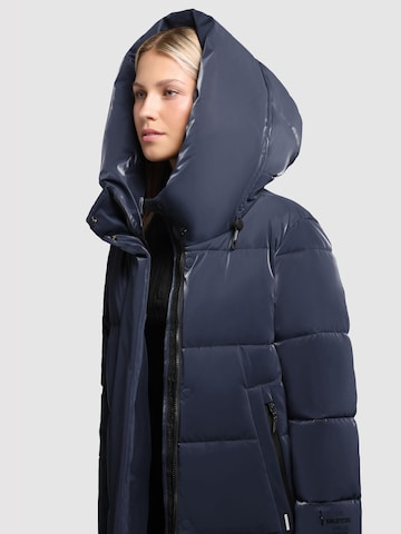 khujo Winter coat 'Soulani5 Shiny' in Blue