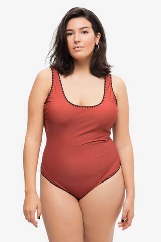 Studio Untold T-shirt Swimsuit in Red: front