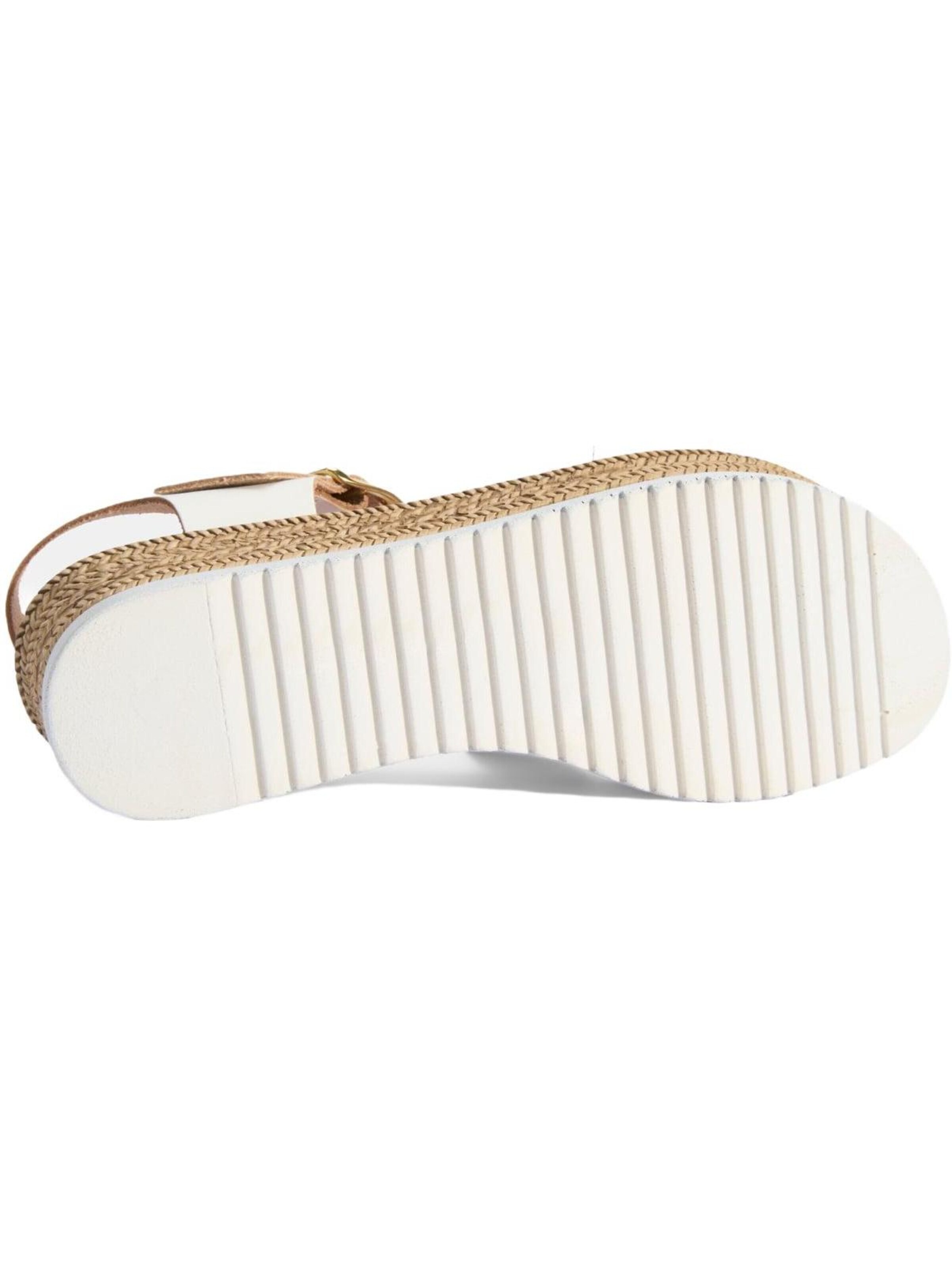 Desa Sandals 'Keilsandalen' in White