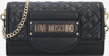 Borsa a spalla di Love Moschino in nero: frontale