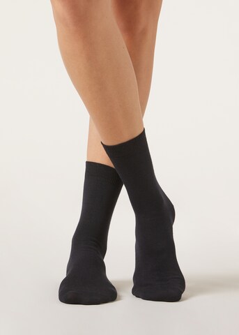 CALZEDONIA Socks in Blue: front