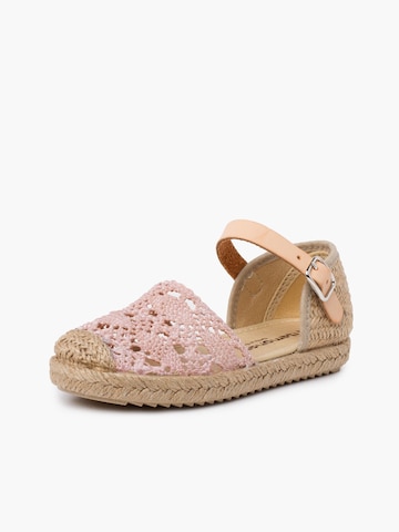 Sandales Pisamonas en rose : devant