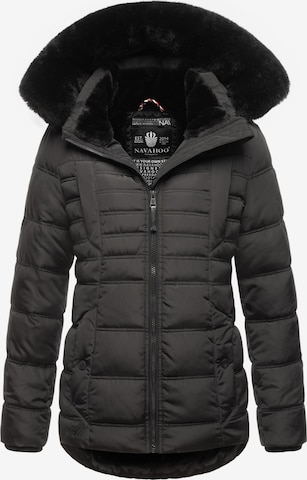 NAVAHOO Winterjacke 'Lissandraa' in Schwarz: Vorderseite