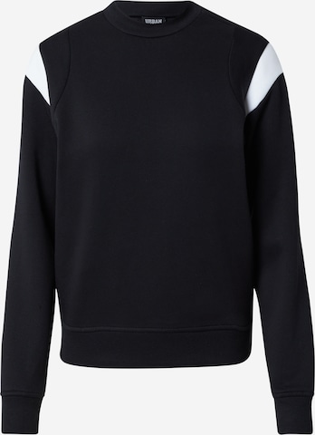 Urban Classics Sweatshirt in Black: front