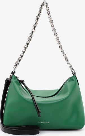 Borsa a spalla 'Kerstin' di Emily & Noah in verde: frontale