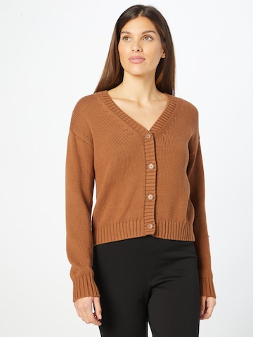 GAP Knit cardigan in Brown: front