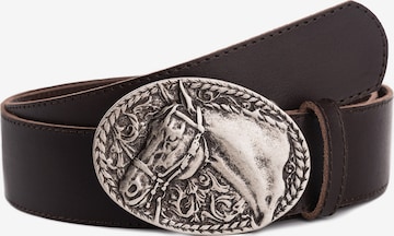 Cassandra Accessoires Belt 'Pferd' in Brown: front