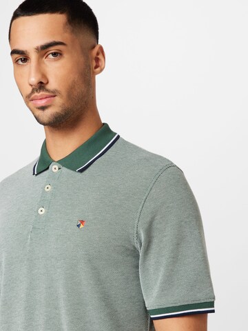 JACK & JONES Regular Fit Poloshirt 'Bluwin' in Grün