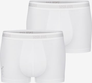 SLOGGI Boxershorts ' SLG Base ' in Wit: voorkant