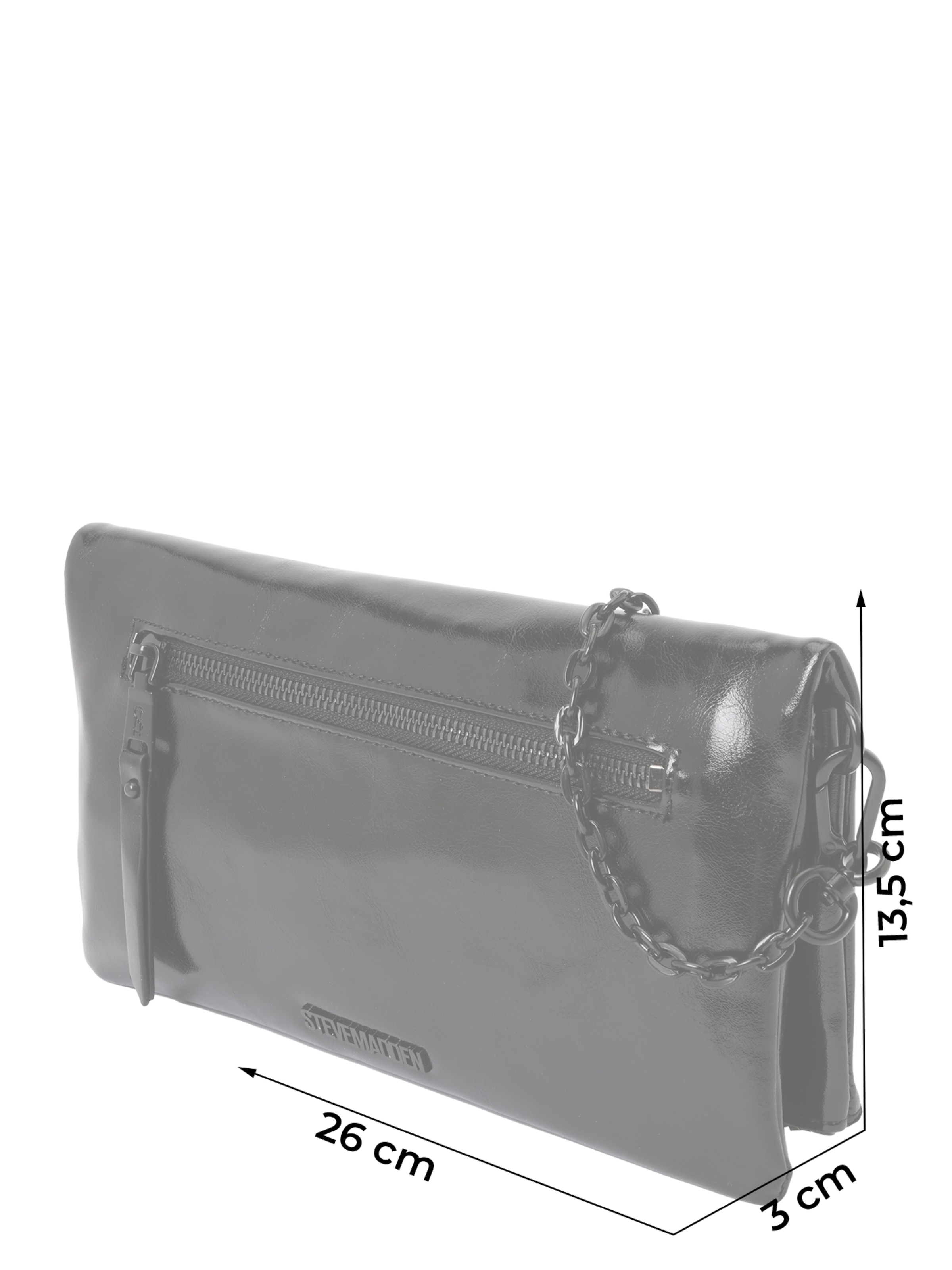 STEVE MADDEN Κλατς 'Bluckie' σε μαύρο: μπροστά