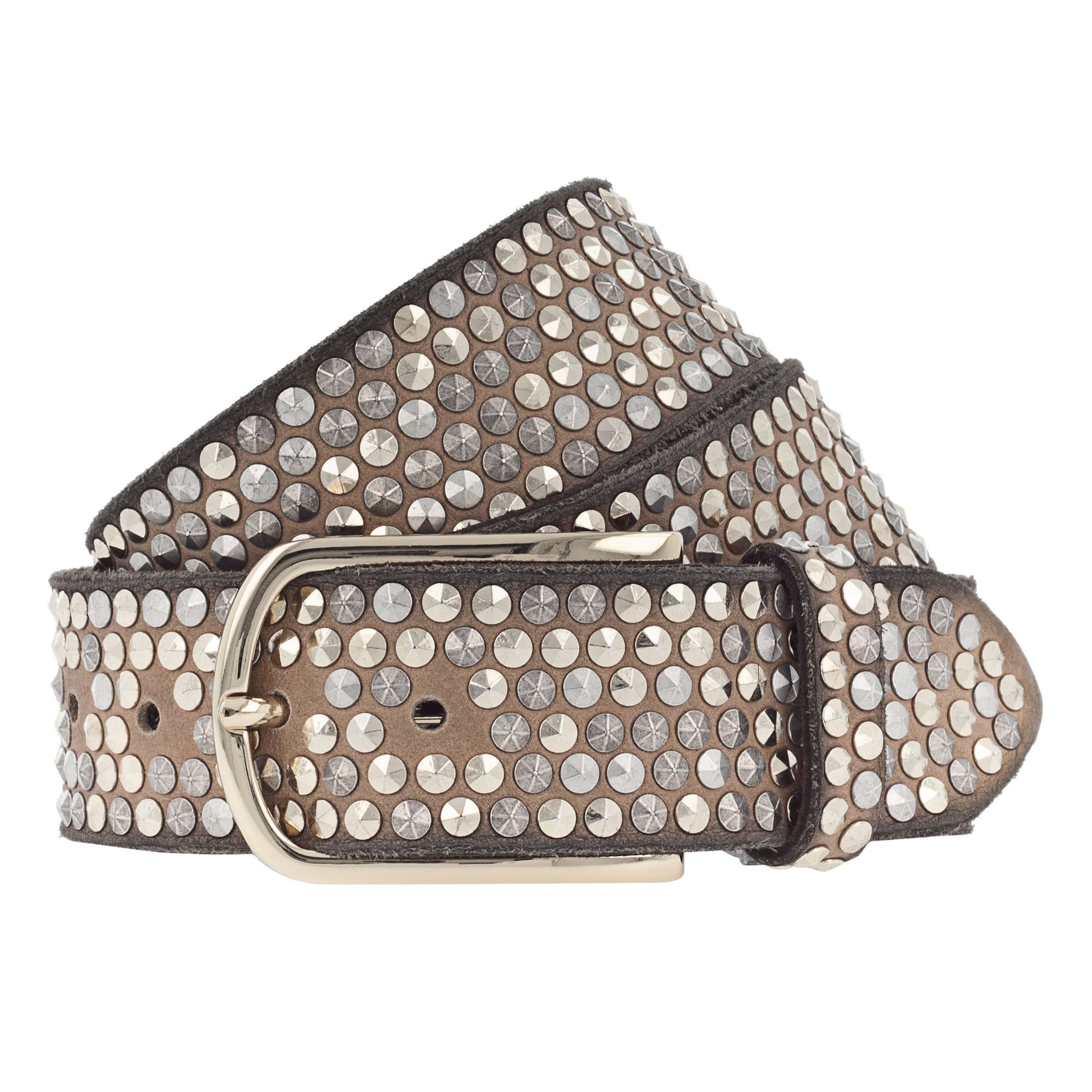 Cintura di B.BELT in beige: frontale