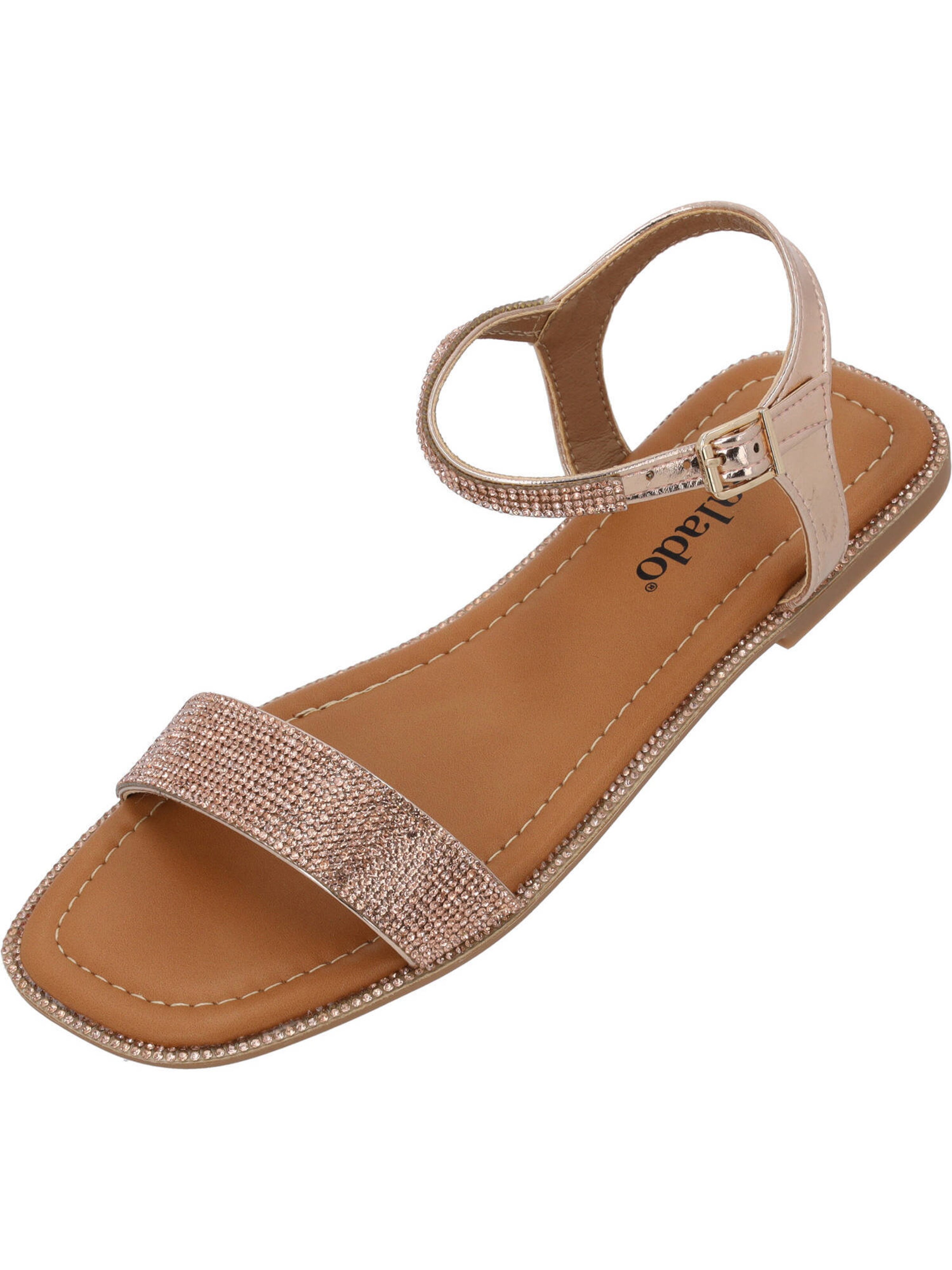 Palado Strap Sandals 'Isolea' in Bronze: front