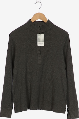 Lands‘ End Langarmshirt XL in Grau: Vorderseite