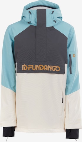 Fundango Skijacke 'Birch ECO Logo Anorak' in Blau: Vorderseite