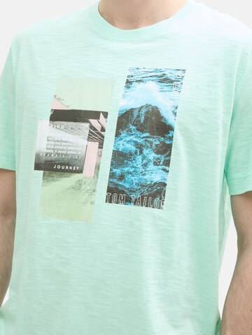 TOM TAILOR Shirt in Groen
