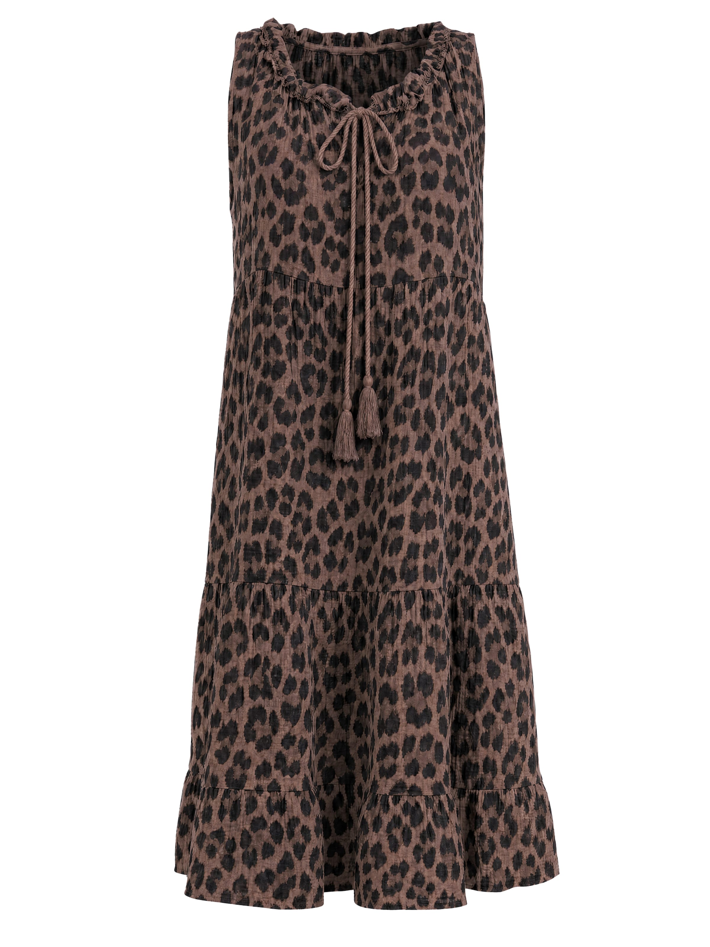 Seasons of April Zomerjurk 'Nala' in Bruin: voorkant