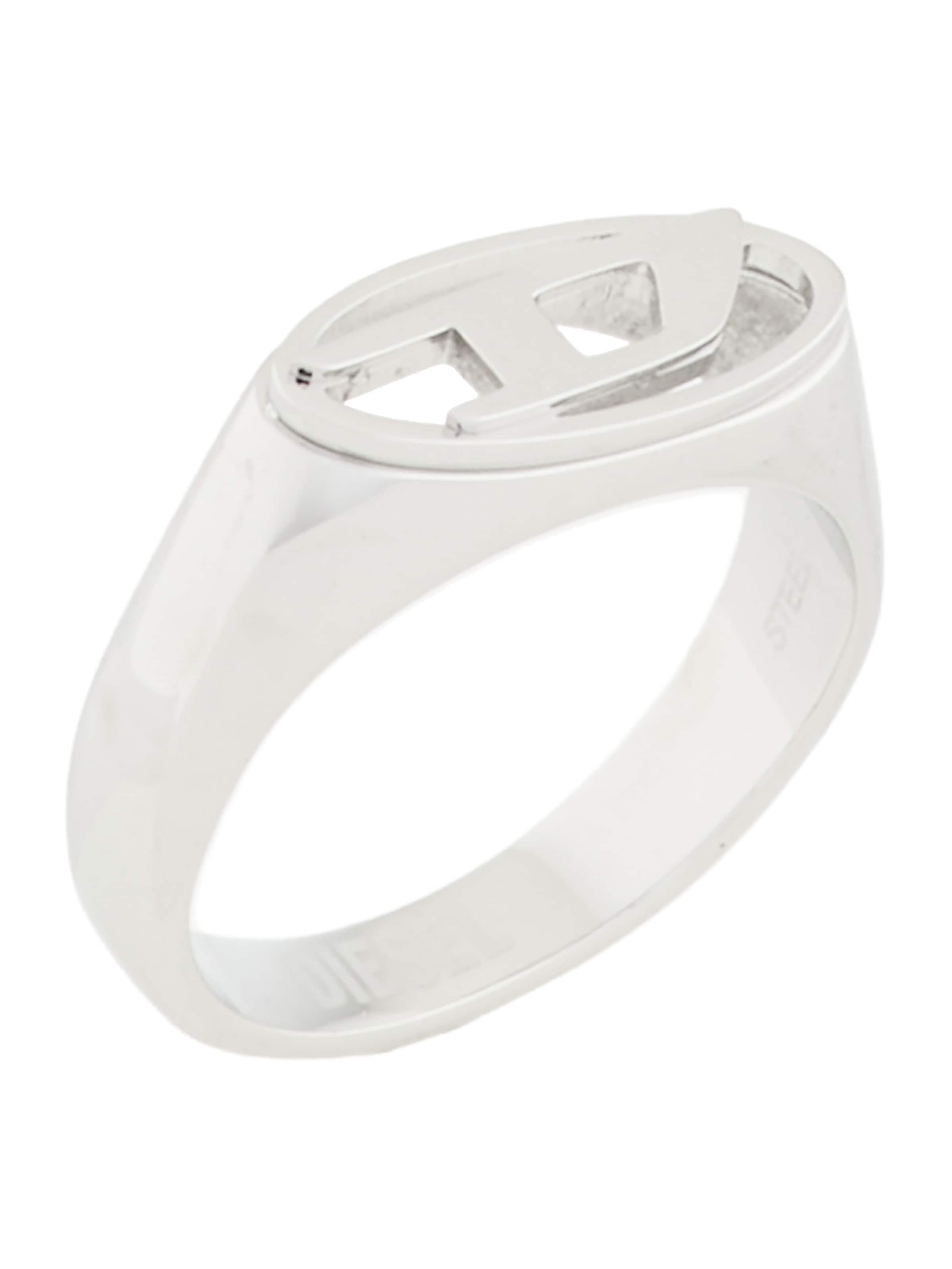 Bague DIESEL en argent : devant