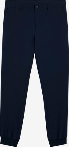 J.Lindeberg Tapered Sportbroek in Blauw: voorkant