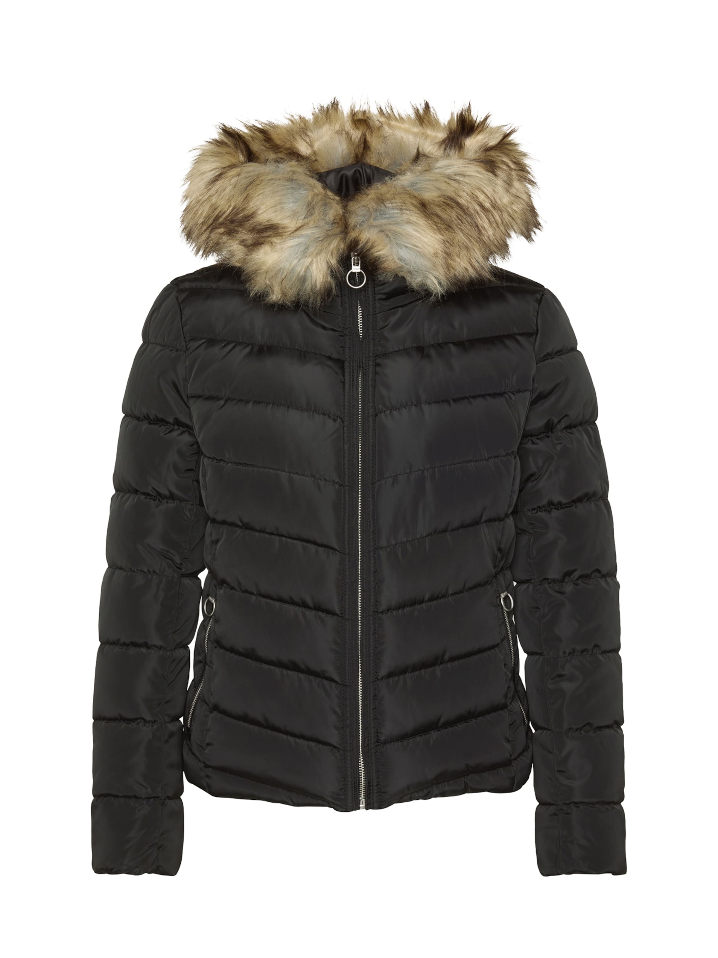 Only Petite Winter jacket 'ONLNEWELLAN' in Black: front