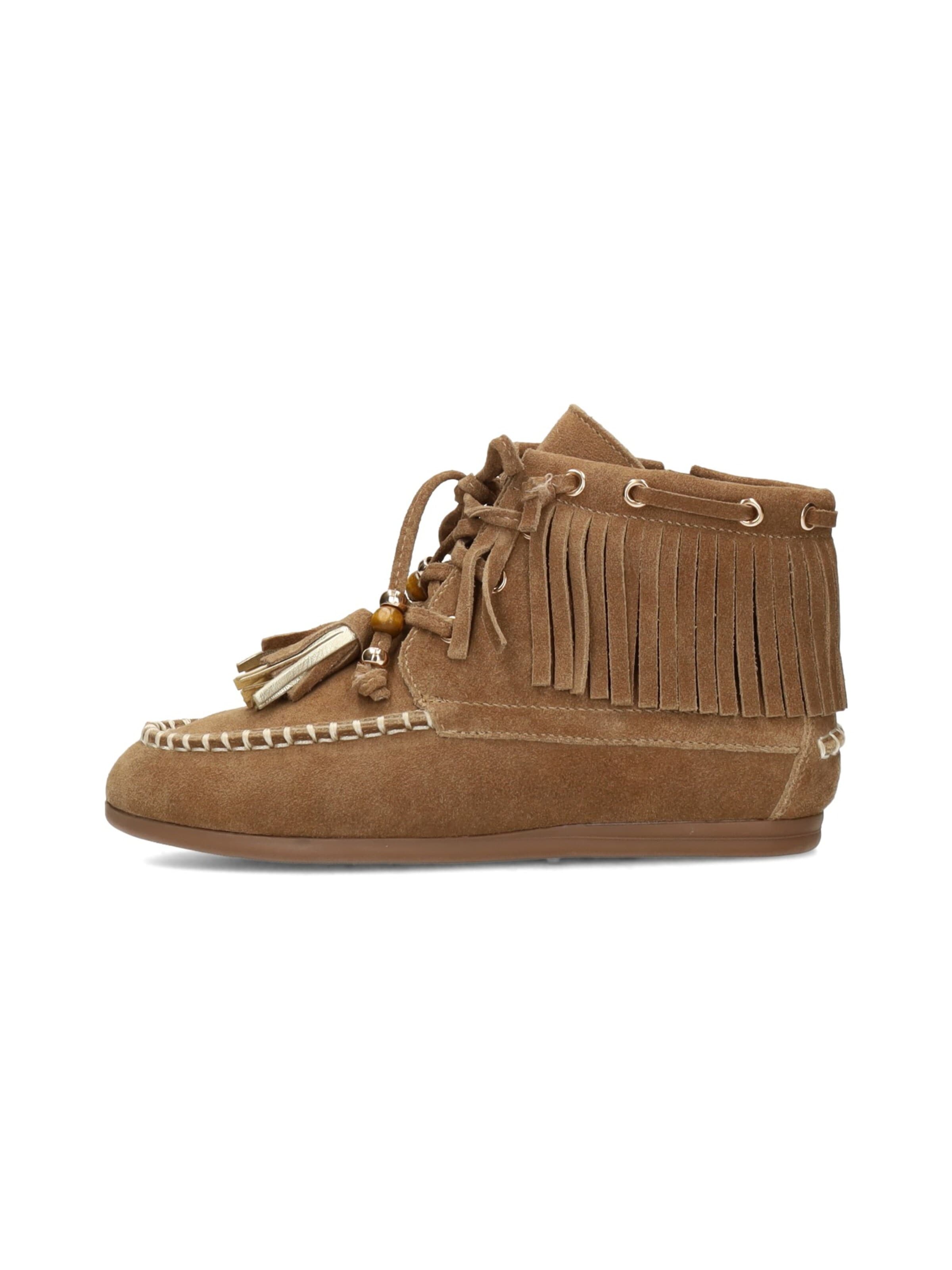 Bottes 'Poelman BALOU Mädchen-Stiefeletten' Poelman en beige : devant