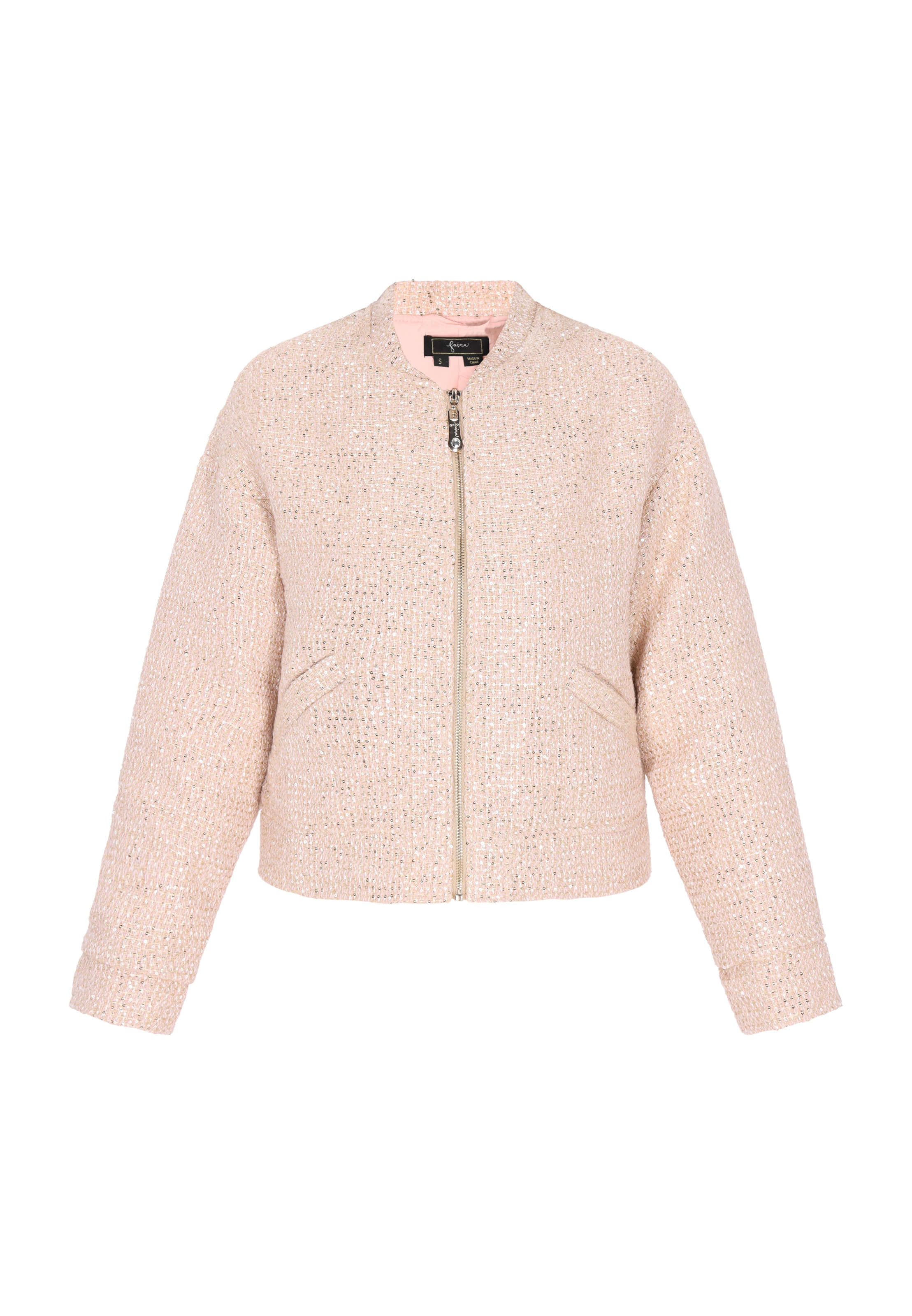 faina Jacke &#x27;Fashion Look&#x27; in Beige: Vorderseite