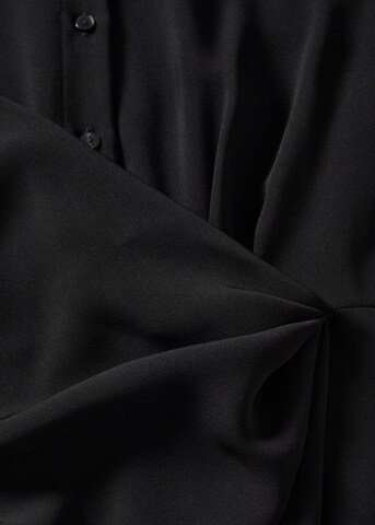 MANGO Košilové šaty 'Alas2' – černá