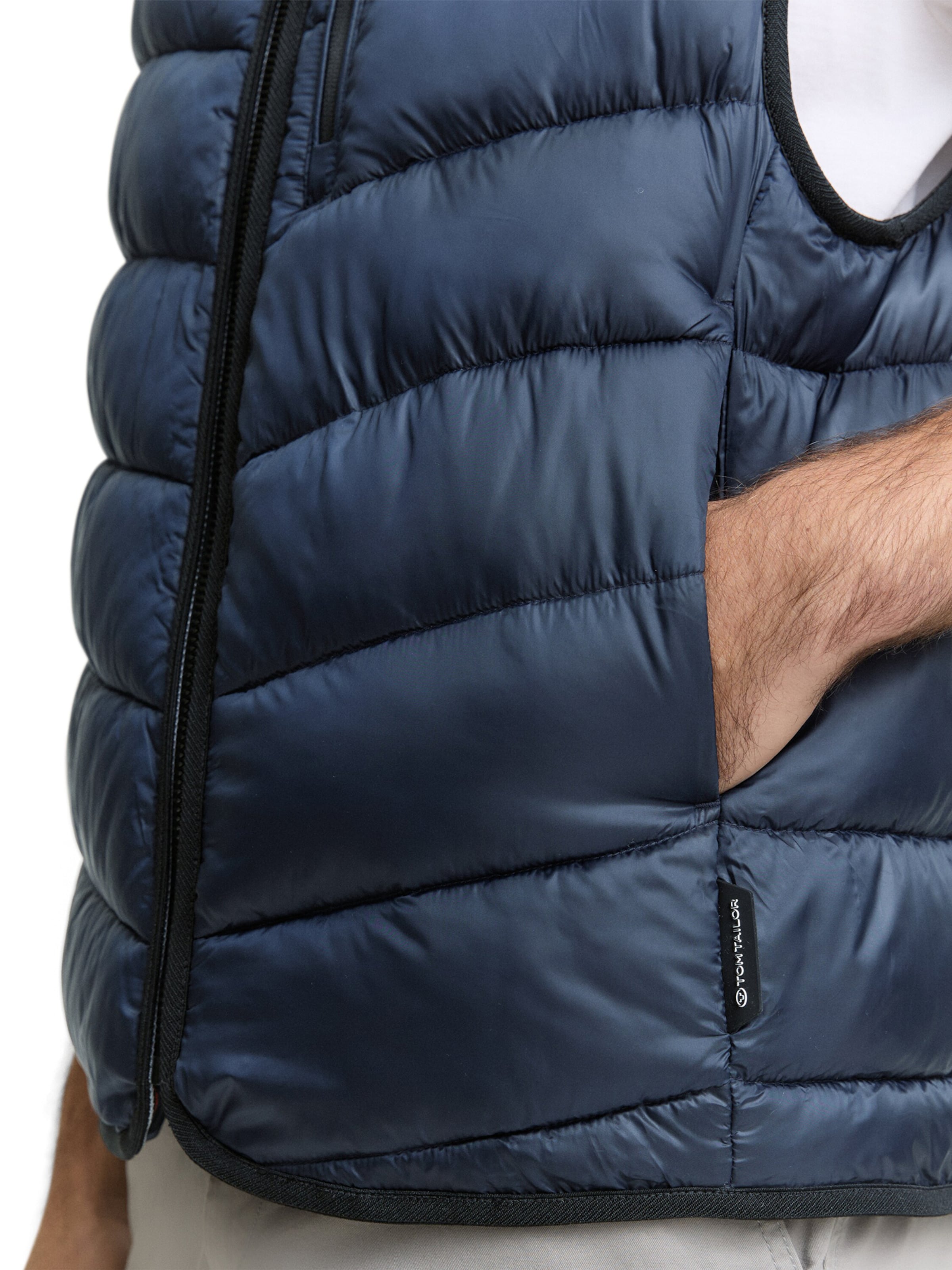 Vestă de la TOM TAILOR pe albastru