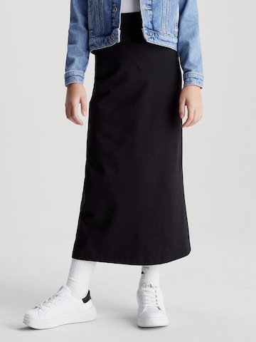 Calvin Klein Jeans Rok in Zwart: voorkant