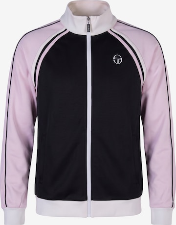 Sergio Tacchini Sweat jacket 'Ghibli' in Black: front
