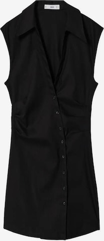 MANGO Košilové šaty 'Janet' – černá: přední strana