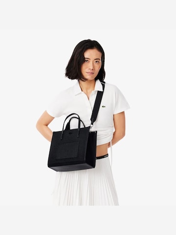 LACOSTE - Bolso de mano 'Lacoste Petit sac à main Chantaco Noir' en negro