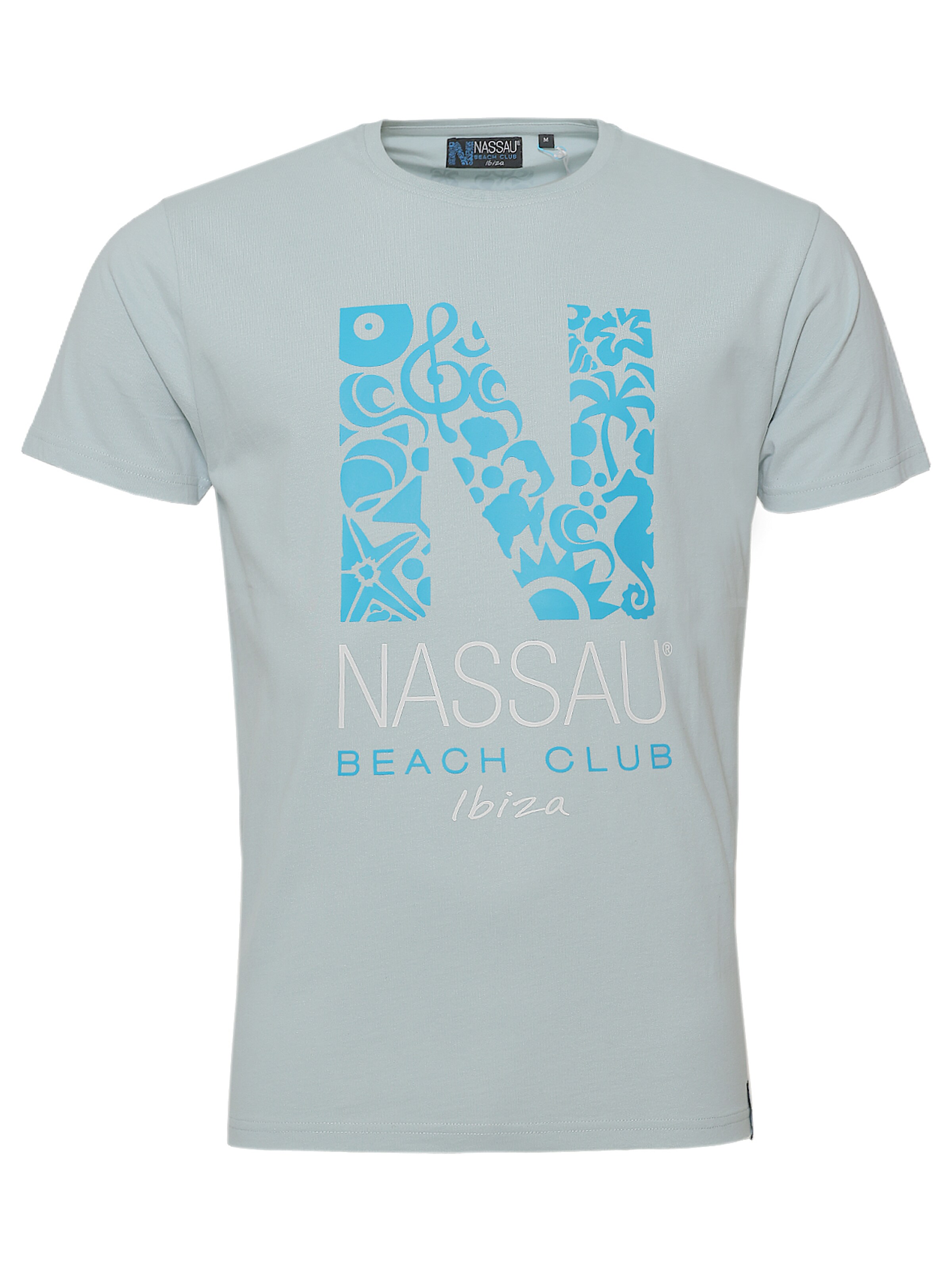 NASSAU Beach Club Shirt in Blue: front