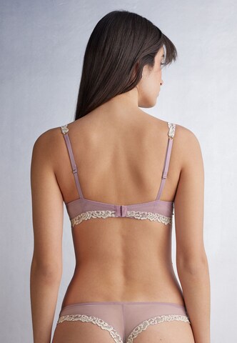 INTIMISSIMI Push-up BH 'Pretty Flowers' in Lila