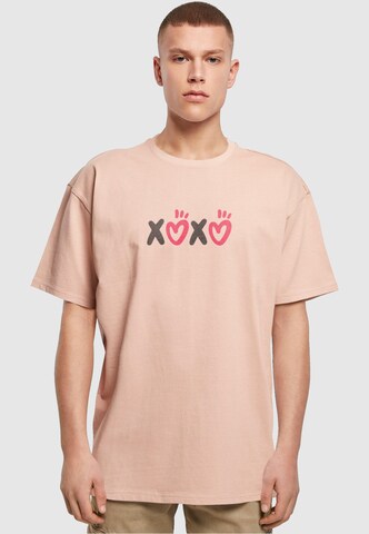 Merchcode T-Shirt ' Valentines Day ' in Pink: predná strana