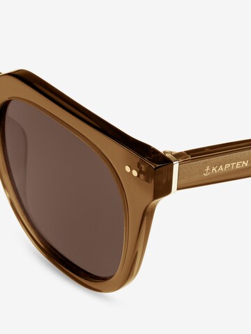 Kapten & Son Päikeseprillid 'Florence Transparent Caramel Brown', värv pruun