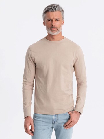 T-Shirt Ombre en beige